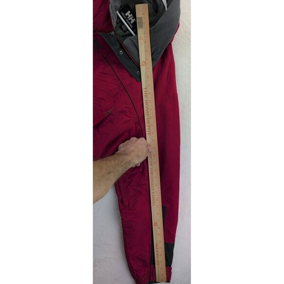 Helly Hansen Helly Tech Hidden Hood Red Waterproof Ski Snowboard Jacket Mens XL - Picture 7 of 16